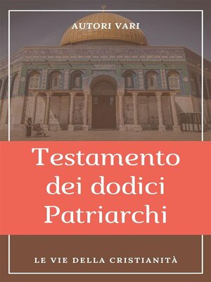 cover image of Testamento dei dodici patriarchi